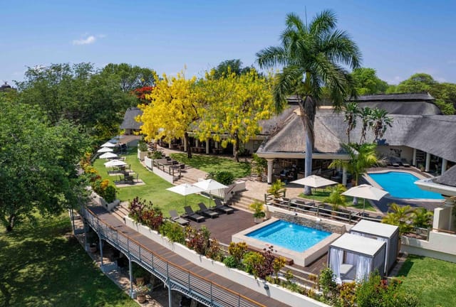 Pool Wing at Ilala Lodge: luxury outdoor venue for executive retreats and corporate incentive trips.