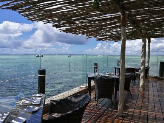 Oceanfront restaurant at Meliá Zanzibar for upscale corporate events and incentive dinners.