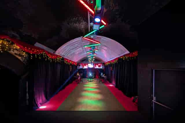 UnderTheArches Fibre venue: vaulted space for product launches and evening receptions.