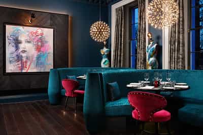 Brasserie Restaurant, Malmaison Edinburgh: Upscale private dining and VIP networking space.