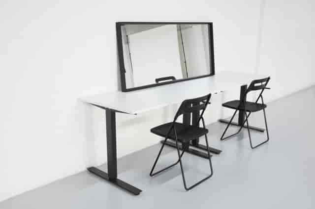 2050 sqft warehouse studio space for product photography and backstage event breakout rooms.