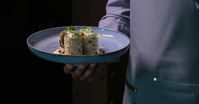 High-end hors d'oeuvres service at Black City Lounge for corporate events and catering.