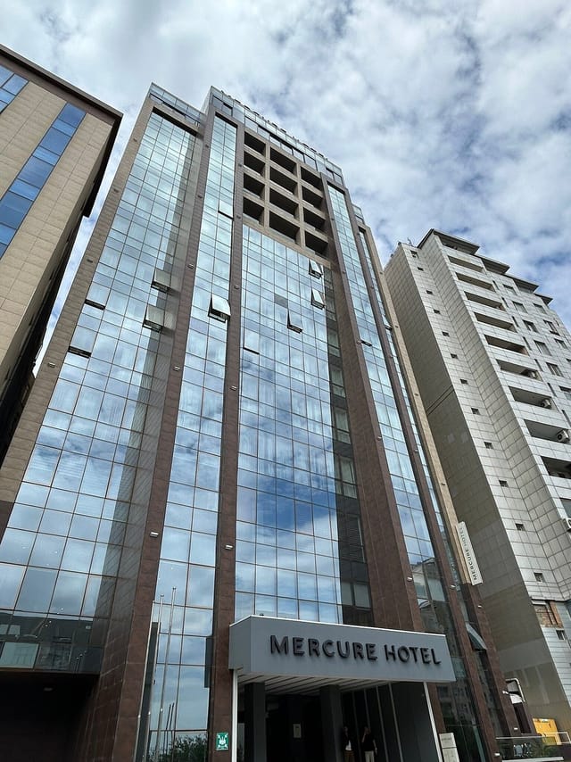Modern Mercure Baku City high-rise hotel for corporate meetings and conferences.
