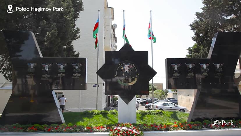 Fiziki İdman memorial site at AzPark for commemorative ceremonies and tribute events.