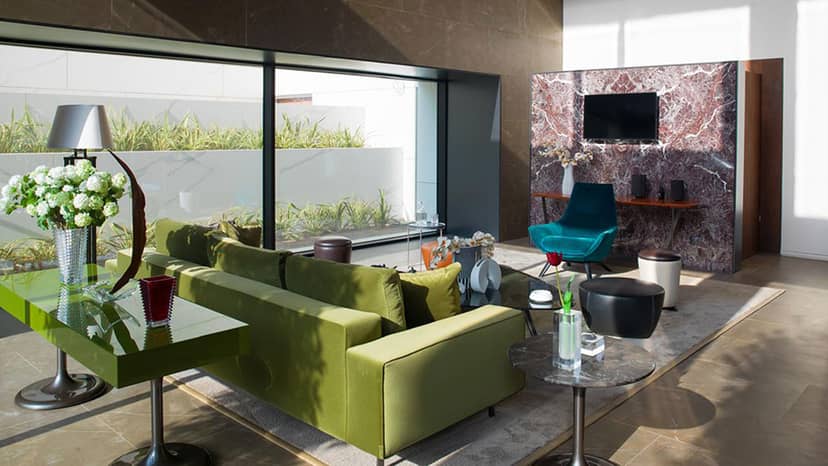 Luxury lounge for VIP networking and client meetings at Kempinski Residences Bayil Bay.