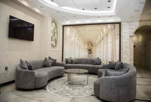 VIP hospitality suite at Essam Deluxe Hotel for professional networking and corporate events.