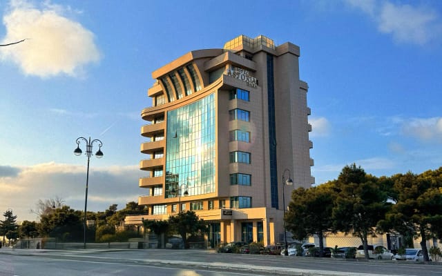 Modern hotel venue in Astoria Baku for professional corporate retreats and executive meetings.