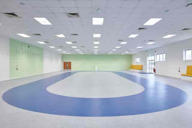 Activity Studio at Butlin's Skegness: flexible event hall with high ceilings for corporate hire.