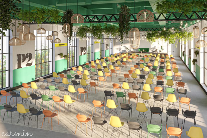 Private Garden industrial venue with biophilic design for conferences and product launches.