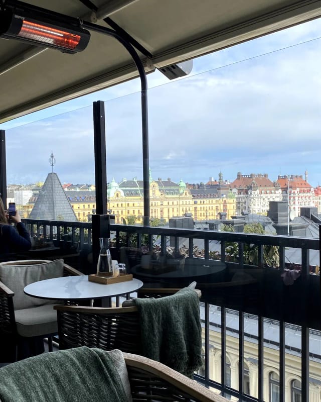 Le Hibou rooftop bar with city skyline views for VIP networking and corporate event venue hire.
