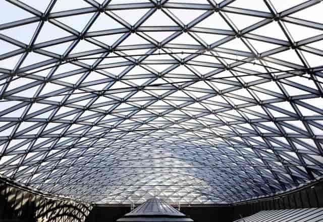 Dagges atrium ceiling at Hotel Villa Dagmar for luxury plenary sessions and gala events.