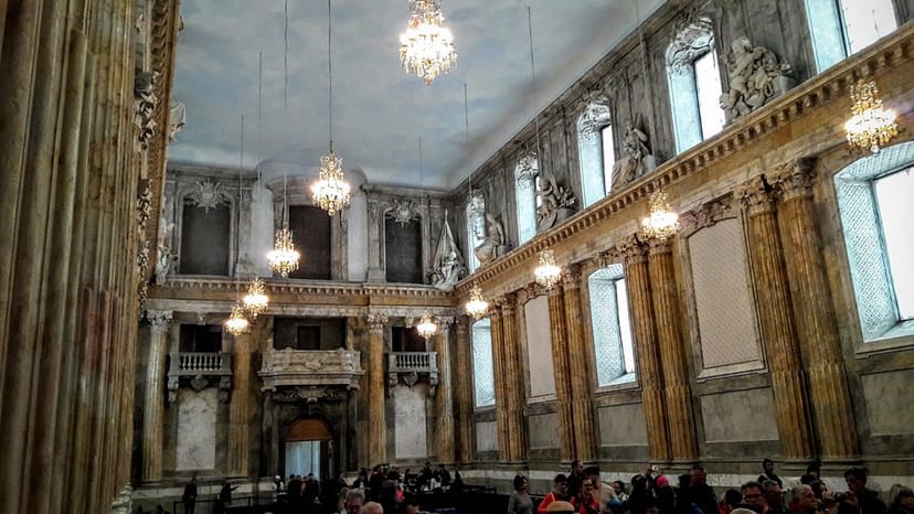 Ornate Treasury hall at Kungliga Slottet, perfect for upscale gala and formal dinner event venues.