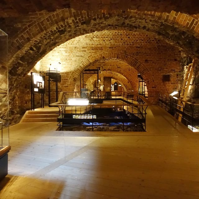 Museum Tre Kronor venue: historic subterranean reception space for exclusive events.