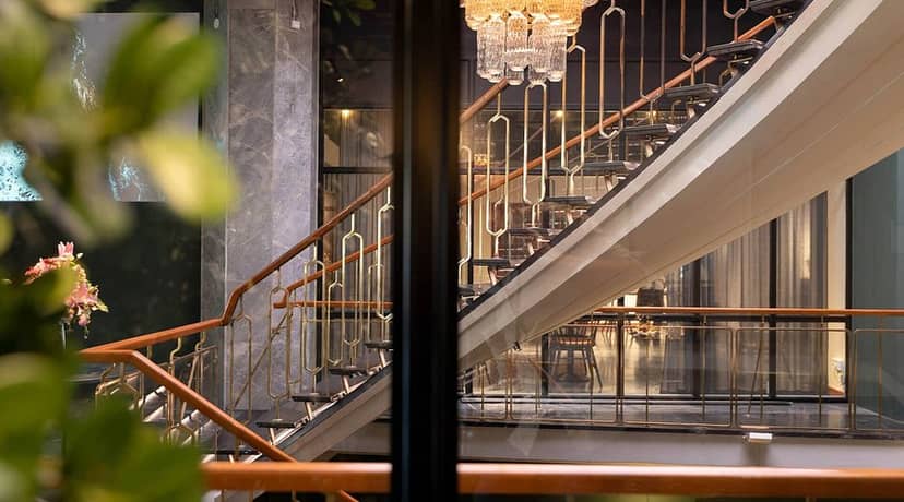 Elite Palace Hotel Haga: luxury multi-level event space for upscale networking and VIP receptions.