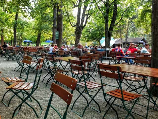 Beer garden