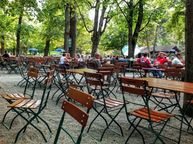 Beer garden