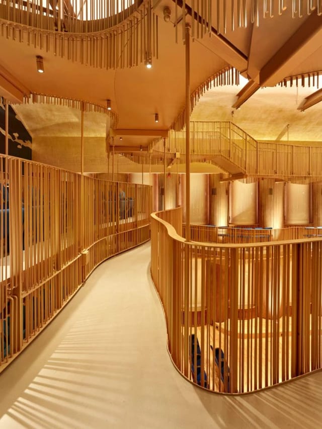 Queen Silvia Concert Hall breakout space with modern architecture for corporate events.