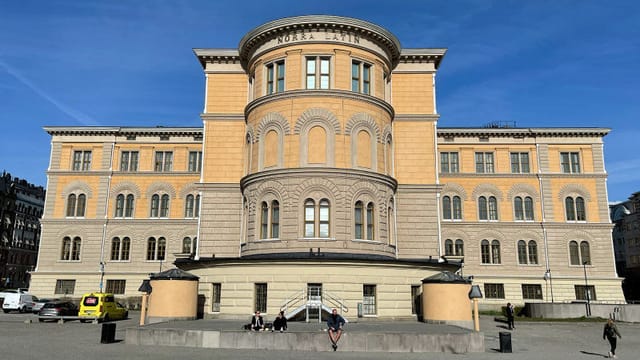 Norra Latin historic rotunda architecture for upscale conferences and gala dinners in Stockholm.