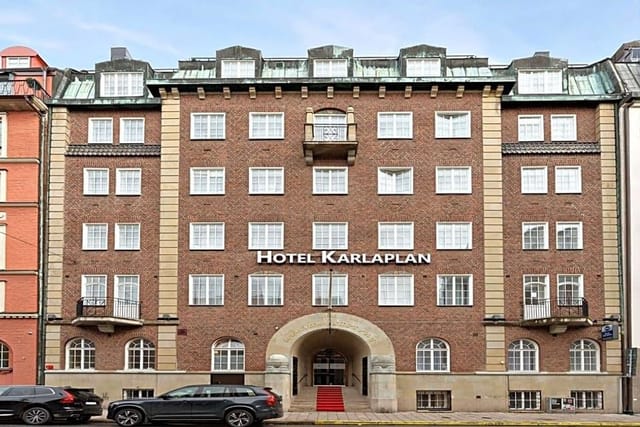 Boutique Best Western Karlaplan hotel exterior for executive retreats and board meetings.