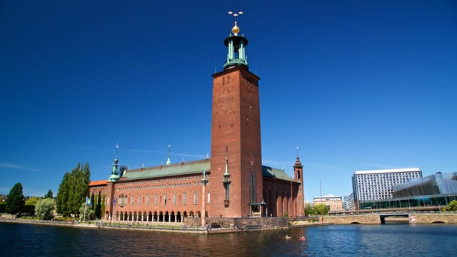 Stockholm City Hall main hall for prestigious galas and international events.