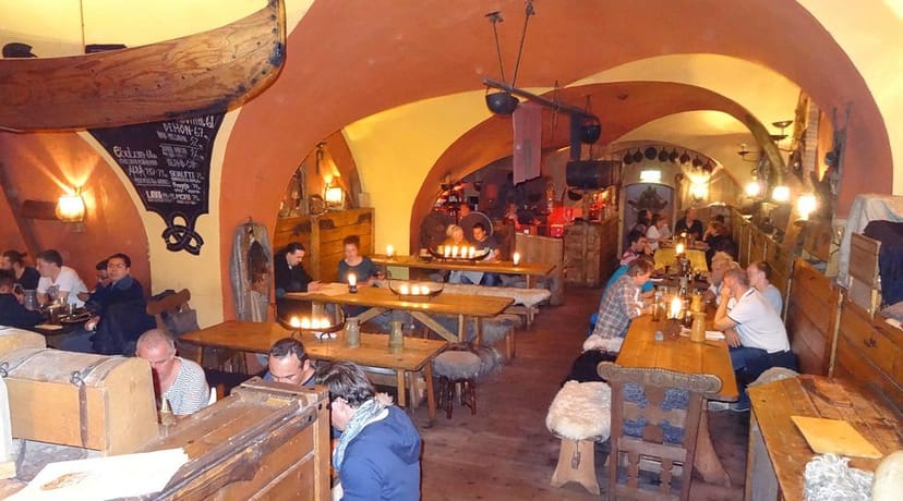 Rustic 12th-floor restaurant venue for team building and networking events.