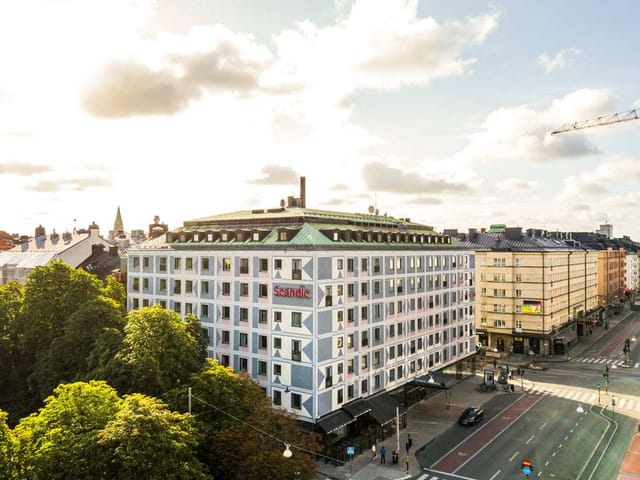 Scandic Malmen hotel suite for corporate travel and business conferences.