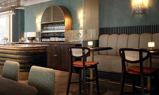 Origo Cinema lounge with VIP seating for corporate networking events and receptions.