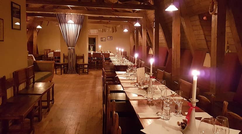 Rustic timber-framed event venue in Djurgården, Stockholm for private dining and corporate events.