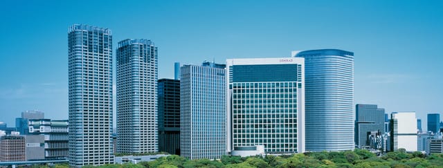 Sleek urban skyline view of Kazanami, ideal for corporate events and meetings.