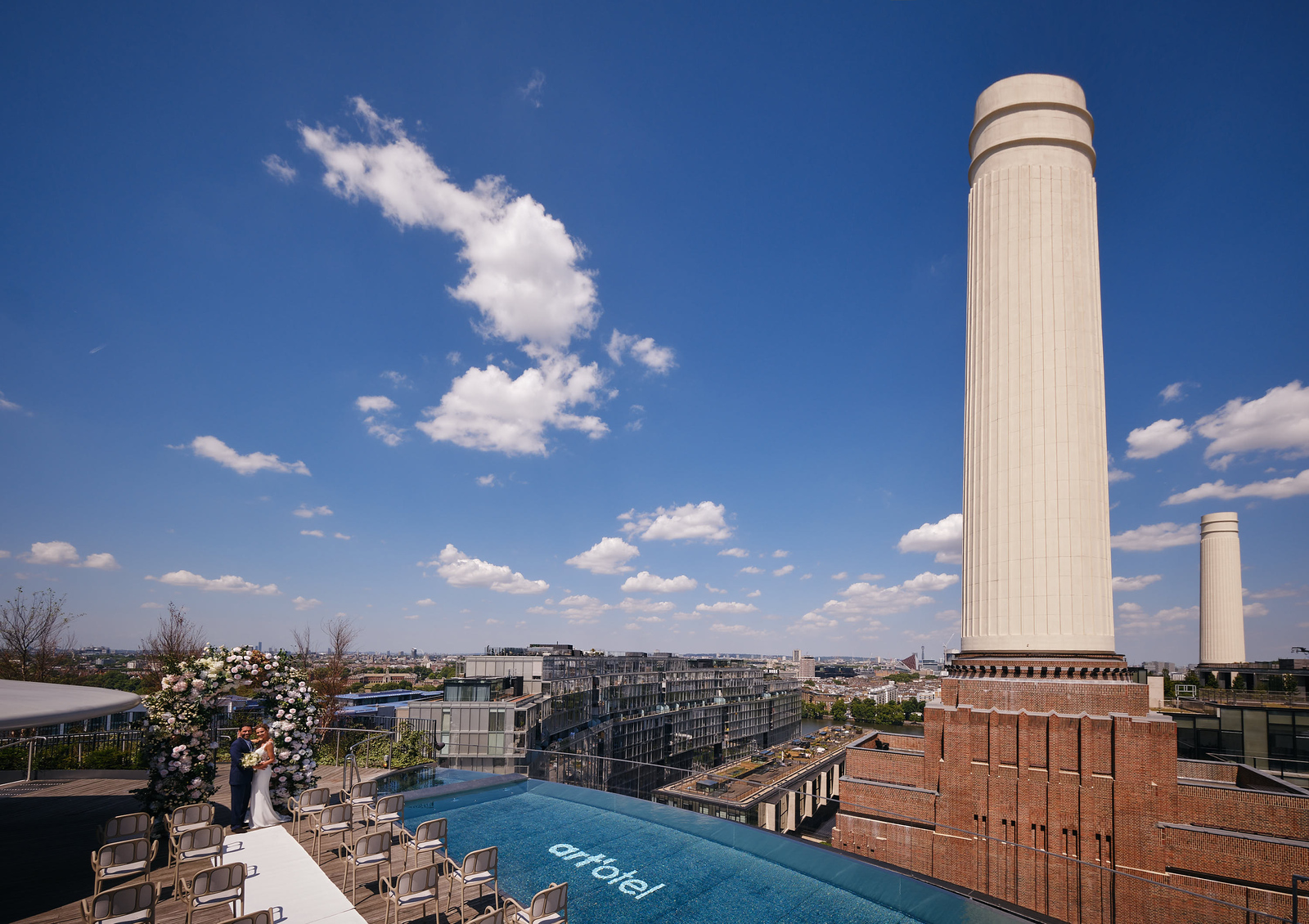 JOIA Rooftop at art'otel London, elegant venue with pool for upscale events and weddings. - Banner