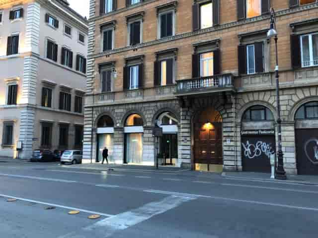 Pipero restaurant urban building facade, ideal for corporate event venue branding and private dinners.