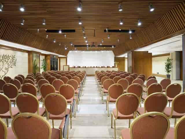 Theater-style conference room at Centro Congressi Cavour for corporate events and seminars.