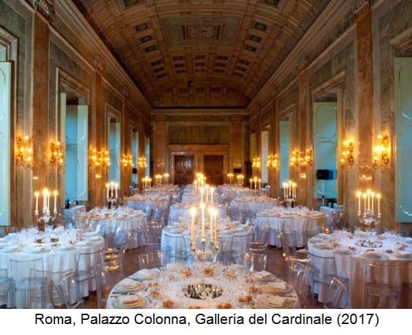 Luxury gala setup with elegant candelabra in Sala da Ballo, perfect for ballroom event planning.