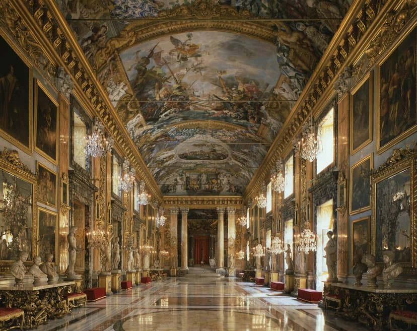 Grand Sala della Colonna Bellica venue for luxury gala dinners and brand activations.