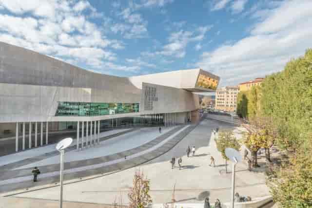 MAXXI Piazza museum architecture for corporate events and gala receptions.
