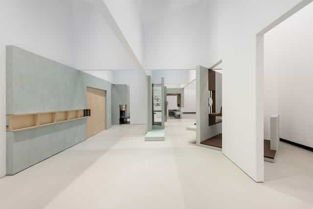Minimalist Sala Carlo Scarpa exhibition space for gallery networking and brand activation events.