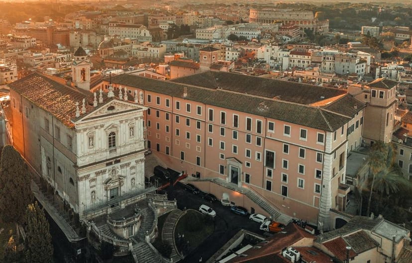 Church of Saints Dominic and Sixtus in Rome, historic venue for corporate retreats and events.