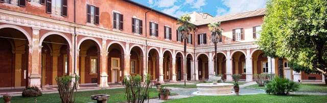 Church of Saints Dominic and Sixtus courtyard: historic wedding and corporate event venue.