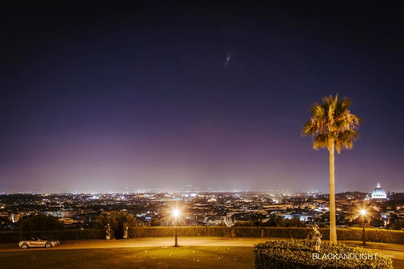 Villa Miani skyline view for exclusive corporate evening reception and premium event venue.