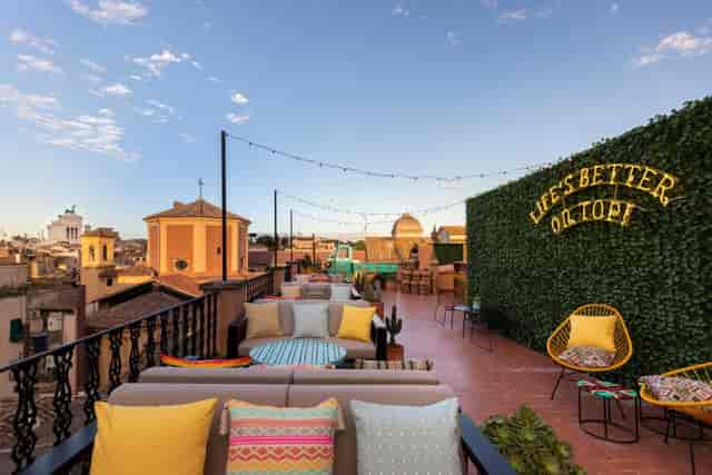 La Terrazza Bvlgari Hotel Rome rooftop venue for corporate receptions and networking events.