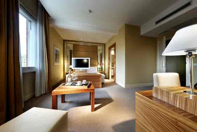 Premium hotel meeting suite with lounge for executive board meetings and VIP events.