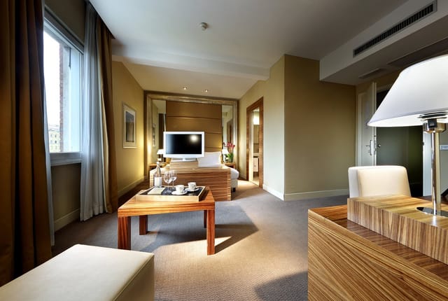 Premium hotel meeting suite with lounge for executive board meetings and VIP events.