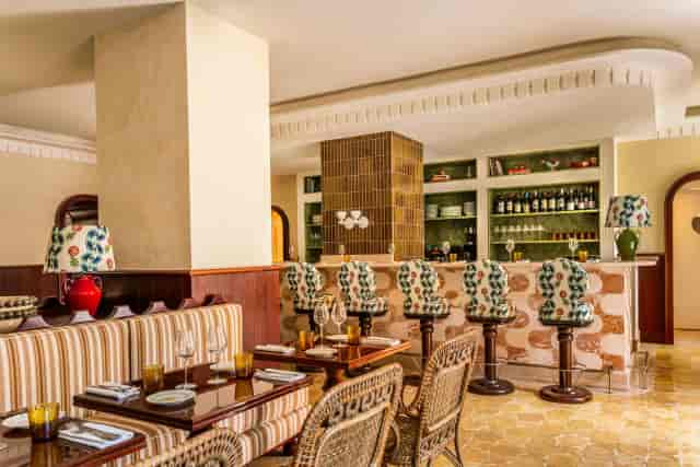 Casa Monti Roma terrace restaurant for high-end networking reception and corporate breakout session.