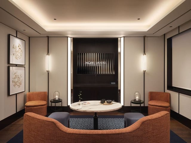 Sakura Conference Room: Sophisticated executive boardroom for high-stakes business meetings.