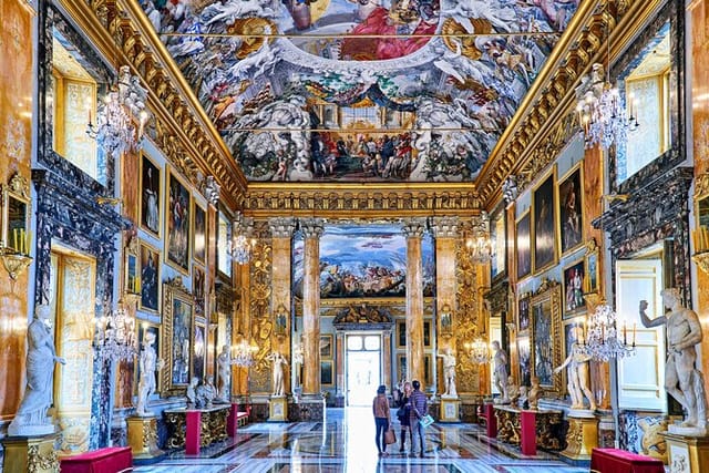 Galleria Colonna historic venue with ornate architecture for luxury gala dinners and VIP receptions.