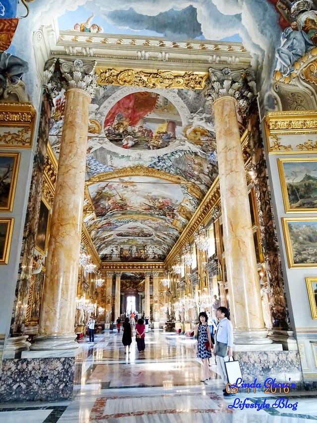 Hall of Landscapes, Colonna Palace: elegant architecture for exclusive gala dinners and VIP events.