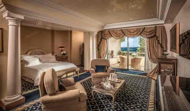 Luxury Sala Ellisse suite at Rome Cavalieri, perfect for executive boardroom meetings and VIP events.