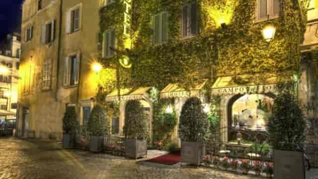 Panoramic Terrace at Boutique Hotel Campo de' Fiori for luxury VIP dinners and incentive travel.
