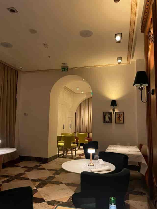 Upscale W Rome pre-function space with ambient lighting for VIP networking and corporate events.