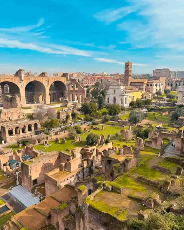 Loggia panoramica sui Fori Imperiali
